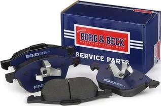 Borg & Beck BBP1864 - Тормозные колодки, дисковые, комплект www.autospares.lv