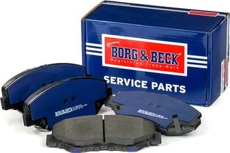 Borg & Beck BBP1860 - Bremžu uzliku kompl., Disku bremzes www.autospares.lv