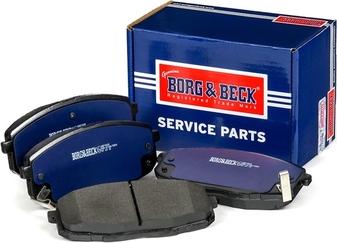 Borg & Beck BBP1868 - Bremžu uzliku kompl., Disku bremzes autospares.lv