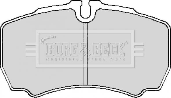 Borg & Beck BBP1863 - Bremžu uzliku kompl., Disku bremzes autospares.lv