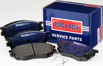 Borg & Beck BBP1814 - Bremžu uzliku kompl., Disku bremzes autospares.lv