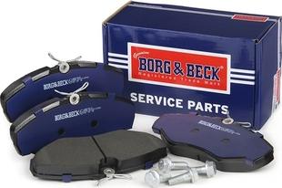 Borg & Beck BBP1812 - Bremžu uzliku kompl., Disku bremzes autospares.lv