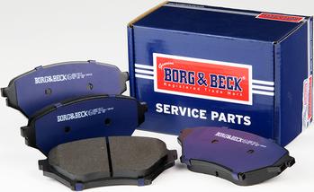 Borg & Beck BBP1817 - Bremžu uzliku kompl., Disku bremzes www.autospares.lv