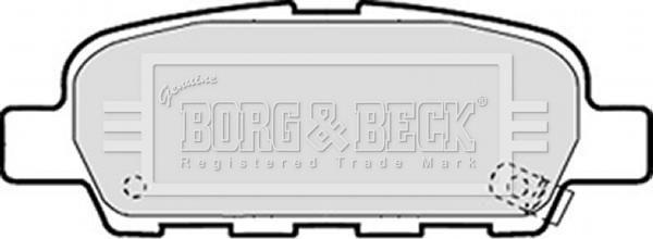 Borg & Beck BBP1839 - Bremžu uzliku kompl., Disku bremzes www.autospares.lv