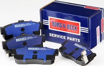 Borg & Beck BBP1834 - Bremžu uzliku kompl., Disku bremzes www.autospares.lv