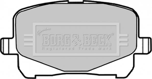 Borg & Beck BBP1835 - Brake Pad Set, disc brake www.autospares.lv