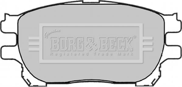 Borg & Beck BBP1836 - Brake Pad Set, disc brake www.autospares.lv