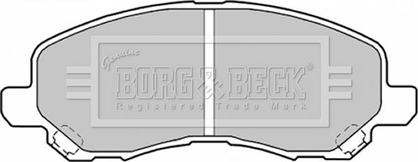 Borg & Beck BBP1831 - Bremžu uzliku kompl., Disku bremzes www.autospares.lv