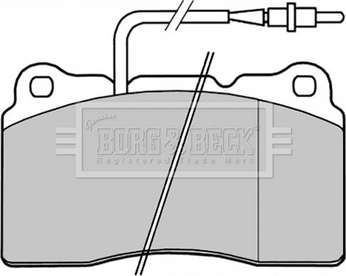 Borg & Beck BBP1829 - Bremžu uzliku kompl., Disku bremzes www.autospares.lv