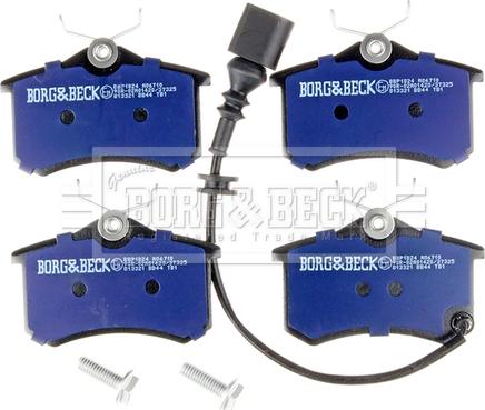 Borg & Beck BBP1824 - Bremžu uzliku kompl., Disku bremzes www.autospares.lv