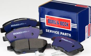 Borg & Beck BBP1821 - Bremžu uzliku kompl., Disku bremzes www.autospares.lv