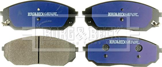 Borg & Beck BBP1874 - Bremžu uzliku kompl., Disku bremzes www.autospares.lv