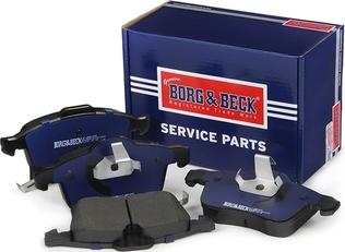 Borg & Beck BBP1875 - Тормозные колодки, дисковые, комплект www.autospares.lv