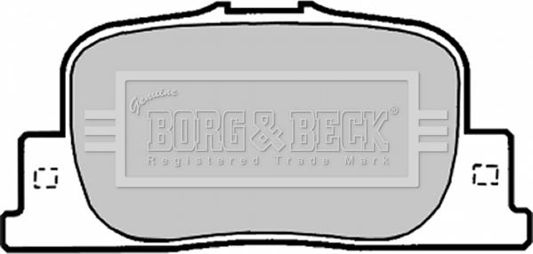 Borg & Beck BBP1878 - Bremžu uzliku kompl., Disku bremzes www.autospares.lv