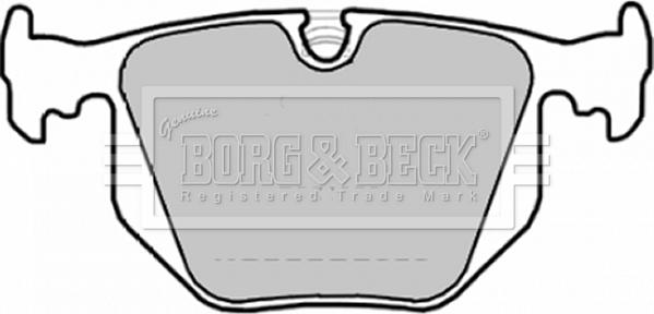 Borg & Beck BBP1872 - Bremžu uzliku kompl., Disku bremzes www.autospares.lv