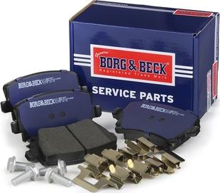 Borg & Beck BBP1877 - Brake Pad Set, disc brake www.autospares.lv