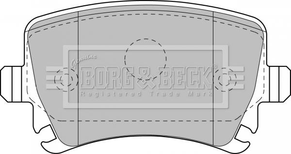 Borg & Beck BBP1877 - Bremžu uzliku kompl., Disku bremzes www.autospares.lv