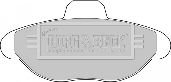 Borg & Beck BBP1391 - Bremžu uzliku kompl., Disku bremzes www.autospares.lv