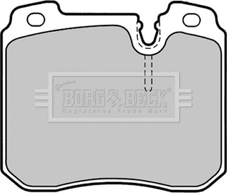 Borg & Beck BBP1340 - Bremžu uzliku kompl., Disku bremzes www.autospares.lv