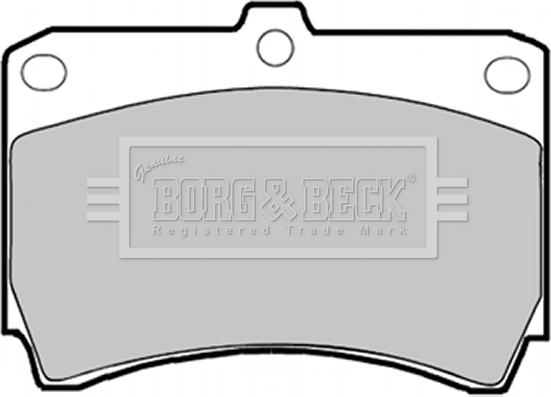 Borg & Beck BBP1365 - Bremžu uzliku kompl., Disku bremzes www.autospares.lv