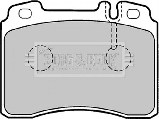 Borg & Beck BBP1367 - Bremžu uzliku kompl., Disku bremzes www.autospares.lv