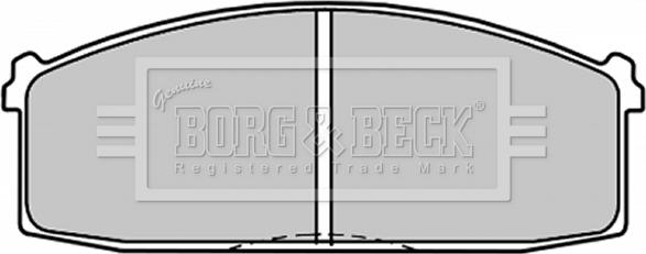 Borg & Beck BBP1300 - Bremžu uzliku kompl., Disku bremzes www.autospares.lv