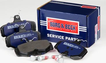 Borg & Beck BBP1302 - Bremžu uzliku kompl., Disku bremzes www.autospares.lv