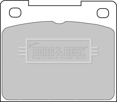 Borg & Beck BBP1307 - Brake Pad Set, disc brake www.autospares.lv