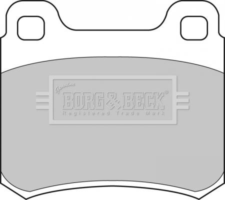 Borg & Beck BBP1315 - Bremžu uzliku kompl., Disku bremzes www.autospares.lv