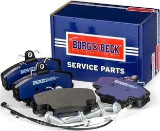 Borg & Beck BBP1386 - Bremžu uzliku kompl., Disku bremzes www.autospares.lv