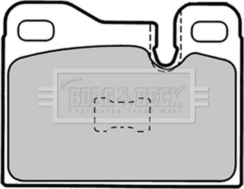 Borg & Beck BBP1337 - Bremžu uzliku kompl., Disku bremzes www.autospares.lv