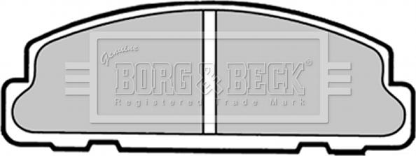 Borg & Beck BBP1321 - Bremžu uzliku kompl., Disku bremzes www.autospares.lv