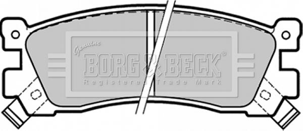 Borg & Beck BBP1328 - Bremžu uzliku kompl., Disku bremzes www.autospares.lv