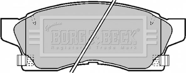 Borg & Beck BBP1373 - Bremžu uzliku kompl., Disku bremzes autospares.lv