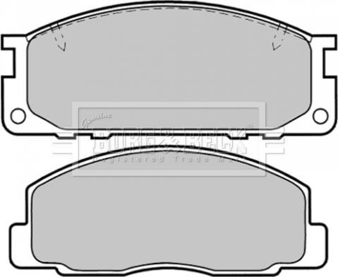 HELLA T0007 - Тормозные колодки, дисковые, комплект www.autospares.lv