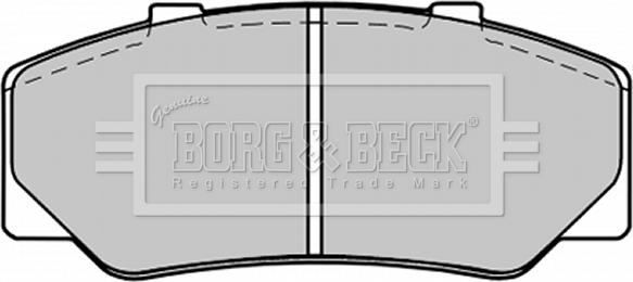 Borg & Beck BBP1246 - Bremžu uzliku kompl., Disku bremzes www.autospares.lv