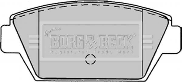 Borg & Beck BBP1243 - Bremžu uzliku kompl., Disku bremzes www.autospares.lv