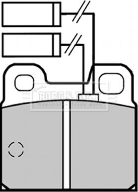 Delphi MDB1911 - Тормозные колодки, дисковые, комплект www.autospares.lv