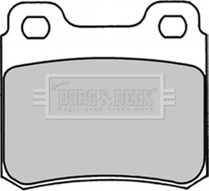 Borg & Beck BBP1263 - Bremžu uzliku kompl., Disku bremzes www.autospares.lv