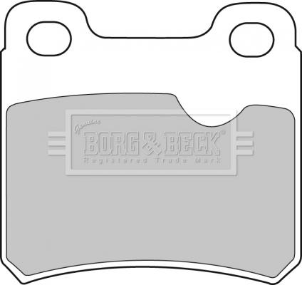 Borg & Beck BBP1282 - Bremžu uzliku kompl., Disku bremzes www.autospares.lv