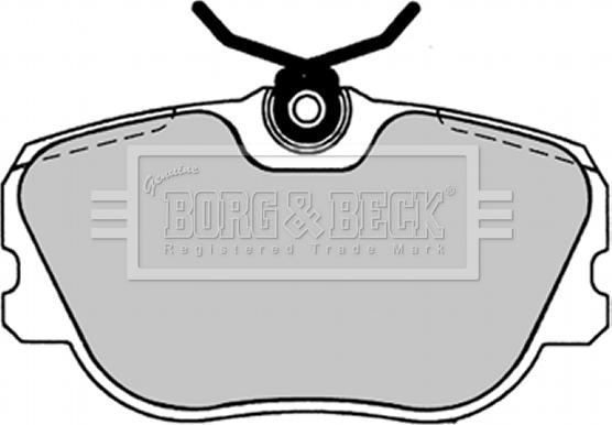 Borg & Beck BBP1229 - Bremžu uzliku kompl., Disku bremzes www.autospares.lv