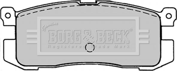 Borg & Beck BBP1220 - Bremžu uzliku kompl., Disku bremzes www.autospares.lv