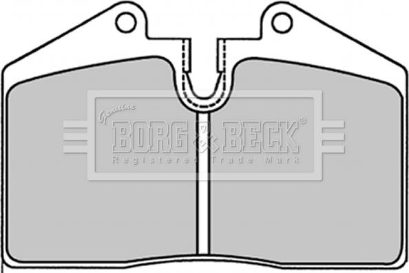 Borg & Beck BBP1227 - Bremžu uzliku kompl., Disku bremzes autospares.lv