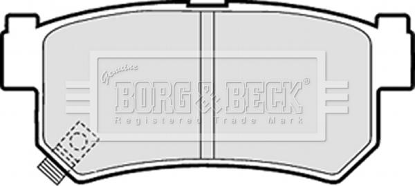 Borg & Beck BBP1790 - Тормозные колодки, дисковые, комплект www.autospares.lv