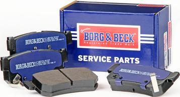 Borg & Beck BBP1790 - Тормозные колодки, дисковые, комплект www.autospares.lv