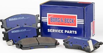 Borg & Beck BBP1792 - Тормозные колодки, дисковые, комплект www.autospares.lv