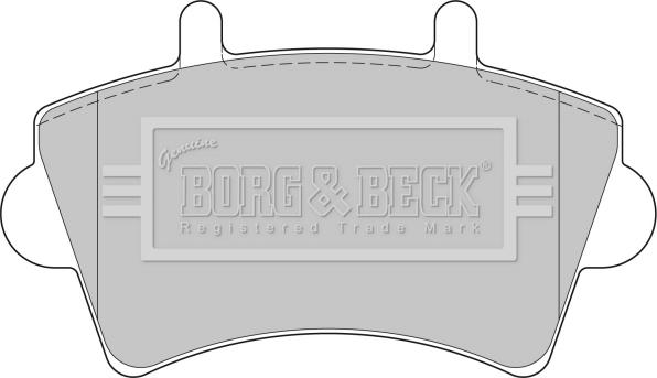 Borg & Beck BBP1746 - Bremžu uzliku kompl., Disku bremzes autospares.lv