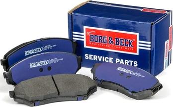 Borg & Beck BBP1759 - Тормозные колодки, дисковые, комплект www.autospares.lv