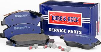 Borg & Beck BBP1754 - Bremžu uzliku kompl., Disku bremzes www.autospares.lv