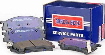 Borg & Beck BBP1750 - Brake Pad Set, disc brake www.autospares.lv